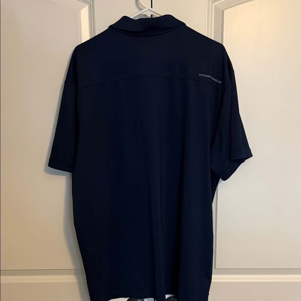 Under Armour Men's Dark Blue Polo Shirt - Picture 4 of 4